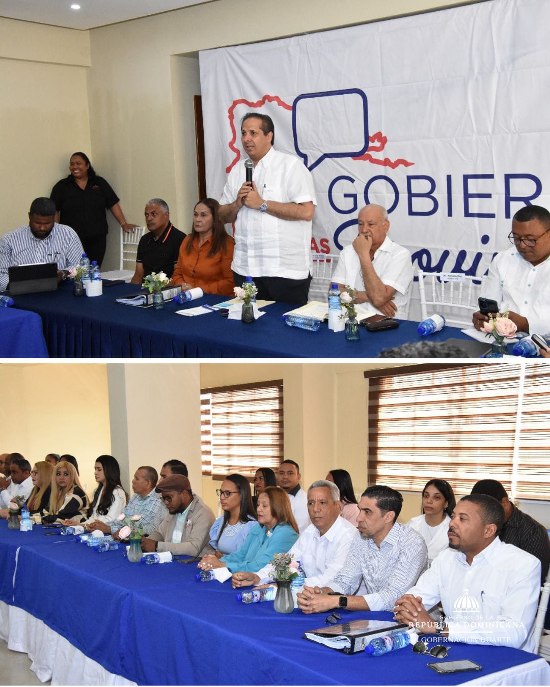 Ministro de Salud recorre escuelas en la provincia Duarte durante “El Gobierno en las Provincias”
