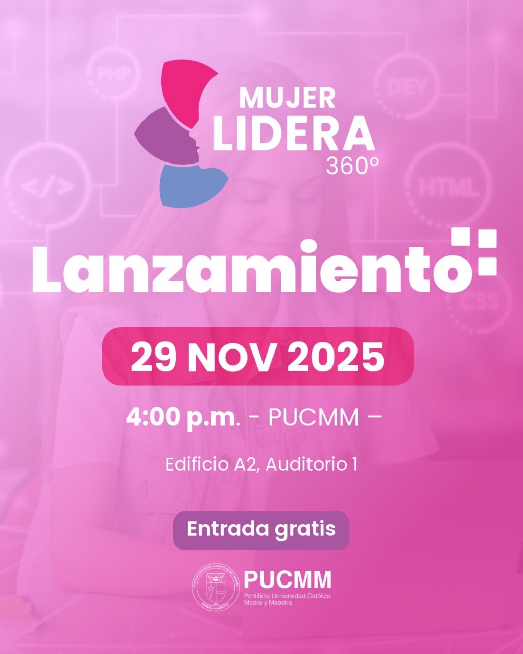 MUJER LIDERA 360° ANUNCIA SU LANZAMIENTO OFICIAL EN SANTO DOMINGO